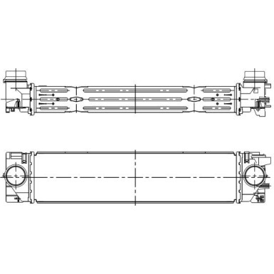 NRF | Ladeluftkühler | 309118