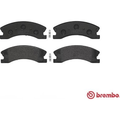 Brembo | Bremsbelagsatz, Scheibenbremse | P 37 008