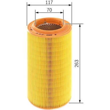 BOSCH 1 457 433 712 Luftfilter