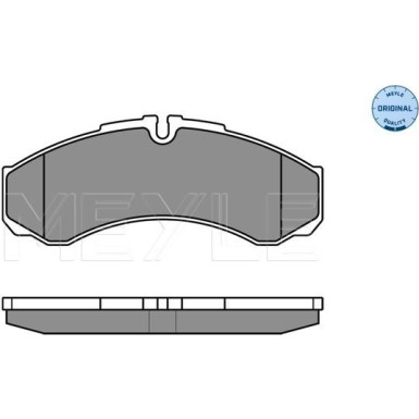 Meyle | Bremsbelagsatz, Scheibenbremse | 025 291 2117
