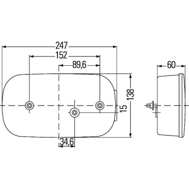 Hella | Heckleuchte | 2VA 998 232-291