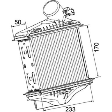 Mahle | Ladeluftkühler | CI 174 000P