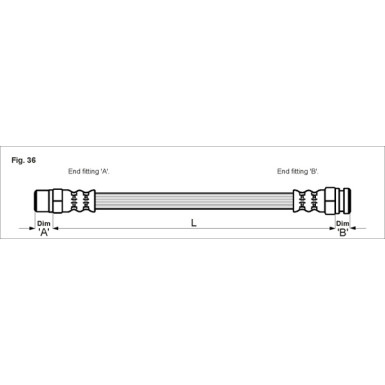 Metzger | Bremsschlauch | 4112520