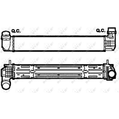NRF | Ladeluftkühler | 30268