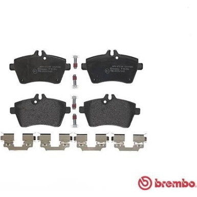 Brembo | Bremsbelagsatz, Scheibenbremse | P 50 054