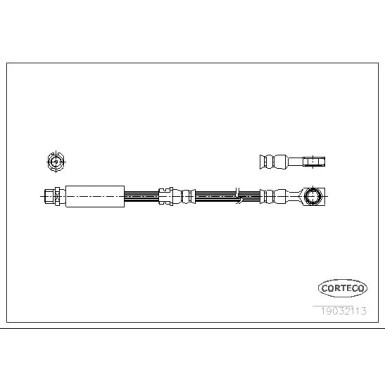 Corteco | Bremsschlauch | 19032113