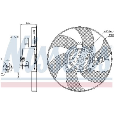 Nissens | Lüfter, Motorkühlung | 85719