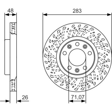 BOSCH | Bremsscheibe | 0 986 479 C35