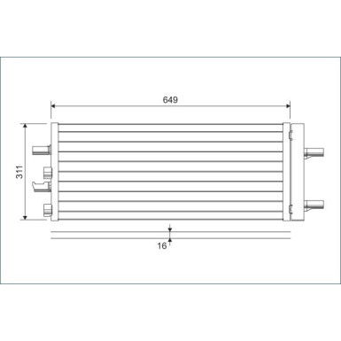 Valeo | Kondensator, Klimaanlage | 822615