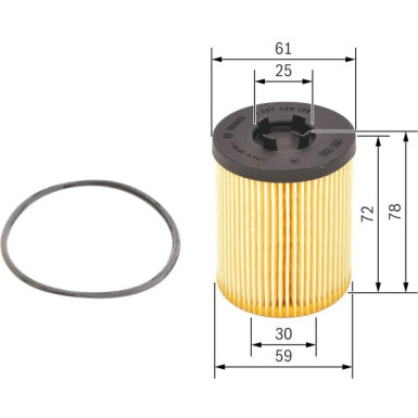 BOSCH 1 457 429 178 Ölfilter