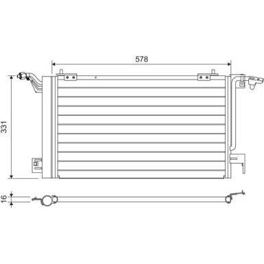 Valeo | Kondensator, Klimaanlage | 817230