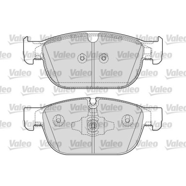 Valeo | Bremsbelagsatz, Scheibenbremse | 601695 Valeo | Bremsbelagsatz, Scheibenbremse | 601695