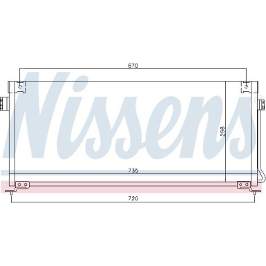 Nissens | Kondensator, Klimaanlage | 94507