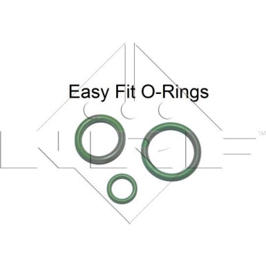 NRF 32214 Klimakompressor 7SEU17C, EASY FIT, 12V, PAG 46, mit PAG-Kompressoröl, mit Dichtring