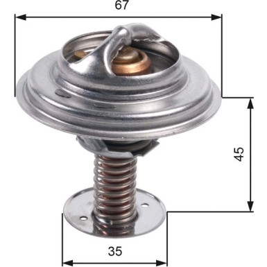 Gates | Thermostat, Kühlmittel | TH45688G1