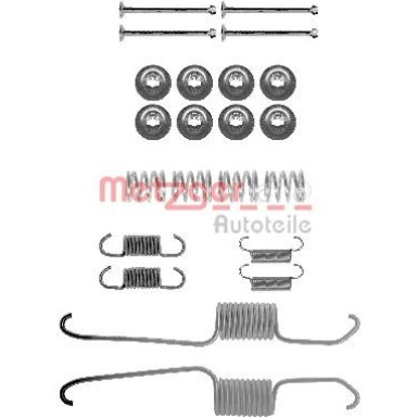Metzger | Zubehörsatz, Bremsbacken | 105-0003