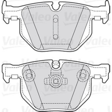 Valeo | Bremsbelagsatz, Scheibenbremse | 301754