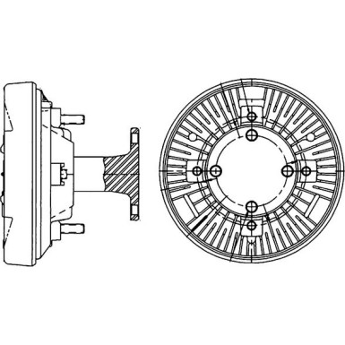 Mahle | Kupplung, Kühlerlüfter | CFC 204 000P