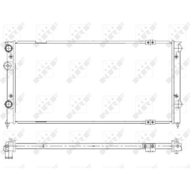 NRF | Kühler, Motorkühlung | 58929