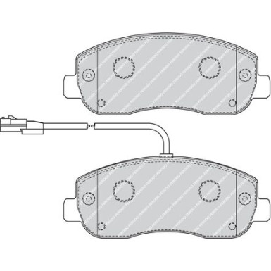 Ferodo | Bremsbelagsatz, Scheibenbremse | FVR4347
