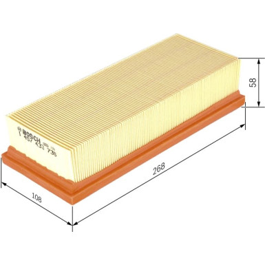 BOSCH 1 457 433 736 Luftfilter