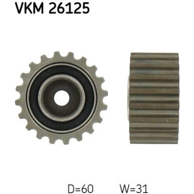 SKF | Umlenk-/Führungsrolle, Zahnriemen | VKM 26125