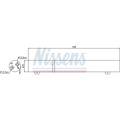 Nissens | Trockner, Klimaanlage | 95487