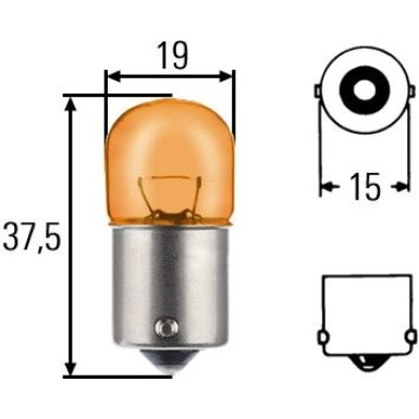 Hella | Glühlampe, Blinkleuchte | 8GA 002 071-051