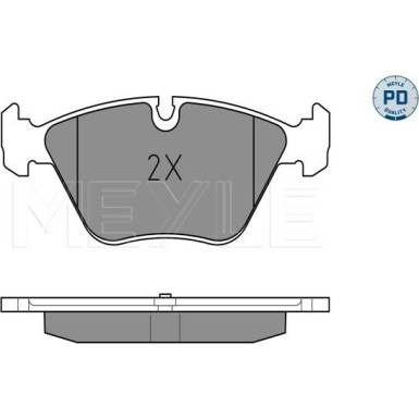 Meyle | Bremsbelagsatz, Scheibenbremse | 025 231 8320/PD