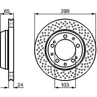 BOSCH | Bremsscheibe | 0 986 478 595