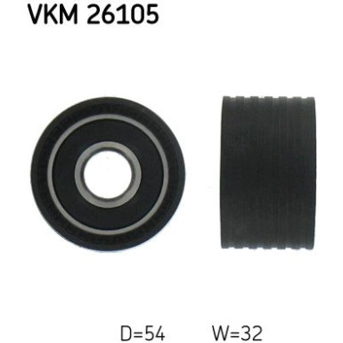 SKF | Umlenk-/Führungsrolle, Zahnriemen | VKM 26105