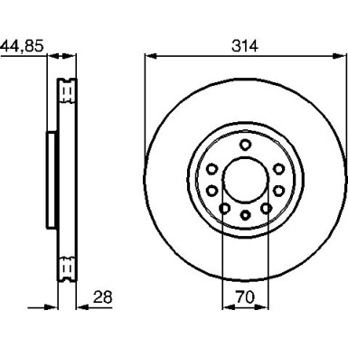 BOSCH | Bremsscheibe | 0 986 479 143