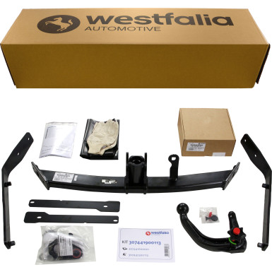 Westfalia | Anhängevorrichtung | KIT abnehmbar, vertikal (A40V) inkl. E-Satz | 307441900113