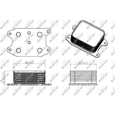 NRF | Ölkühler, Motoröl | 31329