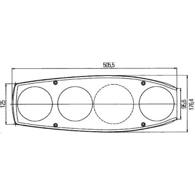 Hella | Heckleuchte | 2VA 341 419-111