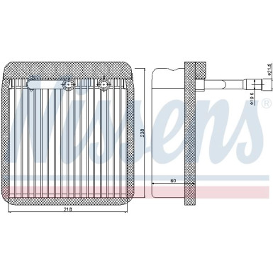 Nissens | Verdampfer, Klimaanlage | 92193