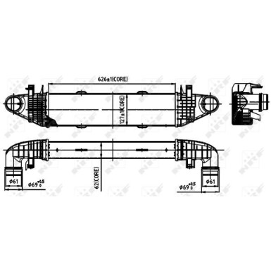 NRF | Ladeluftkühler | 30314