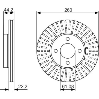 BOSCH | Bremsscheibe | 0 986 479 090