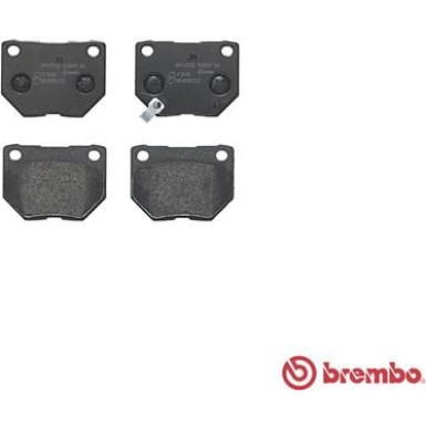 Brembo | Bremsbelagsatz, Scheibenbremse | P 78 016