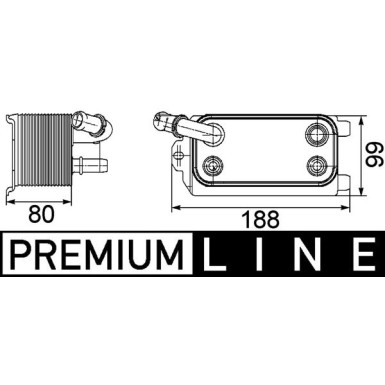 Mahle | Ölkühler, Automatikgetriebe | CLC 72 000P