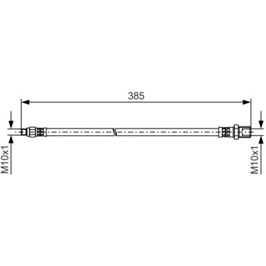 BOSCH | Bremsschlauch | 1 987 481 510