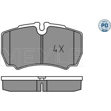 Meyle | Bremsbelagsatz, Scheibenbremse | 025 291 2320/PD