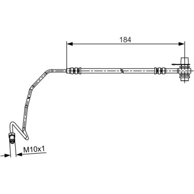 BOSCH | Bremsschlauch | 1 987 481 534