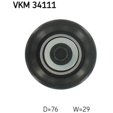 SKF | Umlenk-/Führungsrolle, Keilrippenriemen | VKM 34111