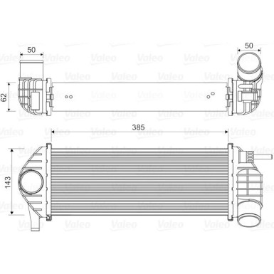 Valeo | Ladeluftkühler | 818584