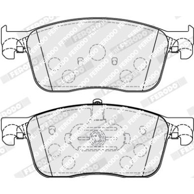 Ferodo | Bremsbelagsatz, Scheibenbremse | FVR5119