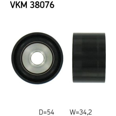 SKF | Umlenk-/Führungsrolle, Keilrippenriemen | VKM 38076