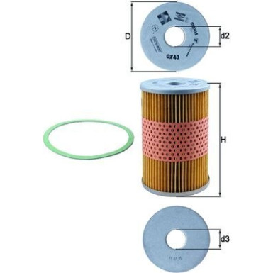 Knecht | Ölfilter | OX 43D