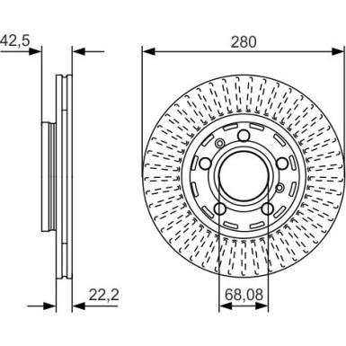 BOSCH | Bremsscheibe | 0 986 479 C89