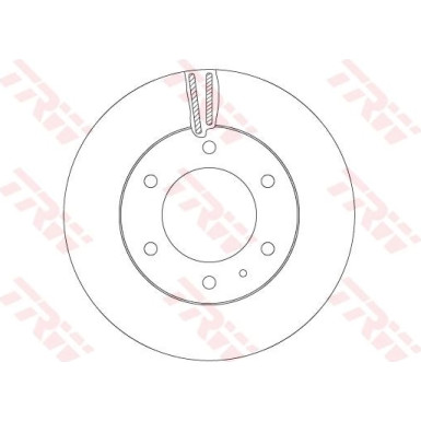 TRW | Bremsscheibe | DF6812S